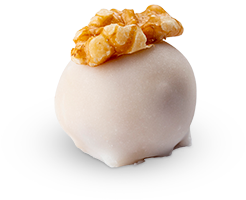Camafêu de Nozes Banhado no Chocolate Branco