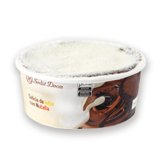 Bolo de Pote Delícia de Leite com Nutella