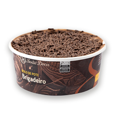 Bolo de Pote Brigadeiro
